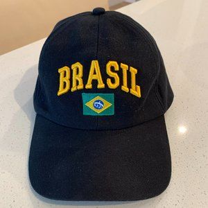 Brazil Logo-Embroidered Baseball Cap